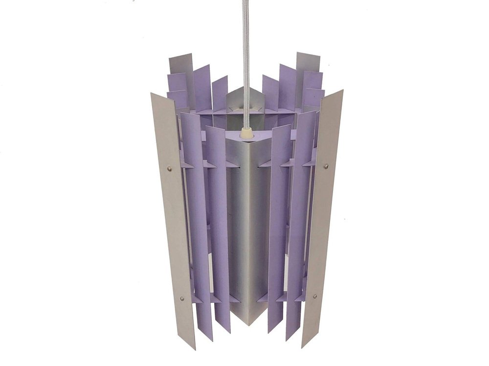 Purple Ceiling Lamp by Thue Christensen and Bent Nordsted for Nordisk Solar, Denmark, 1960s