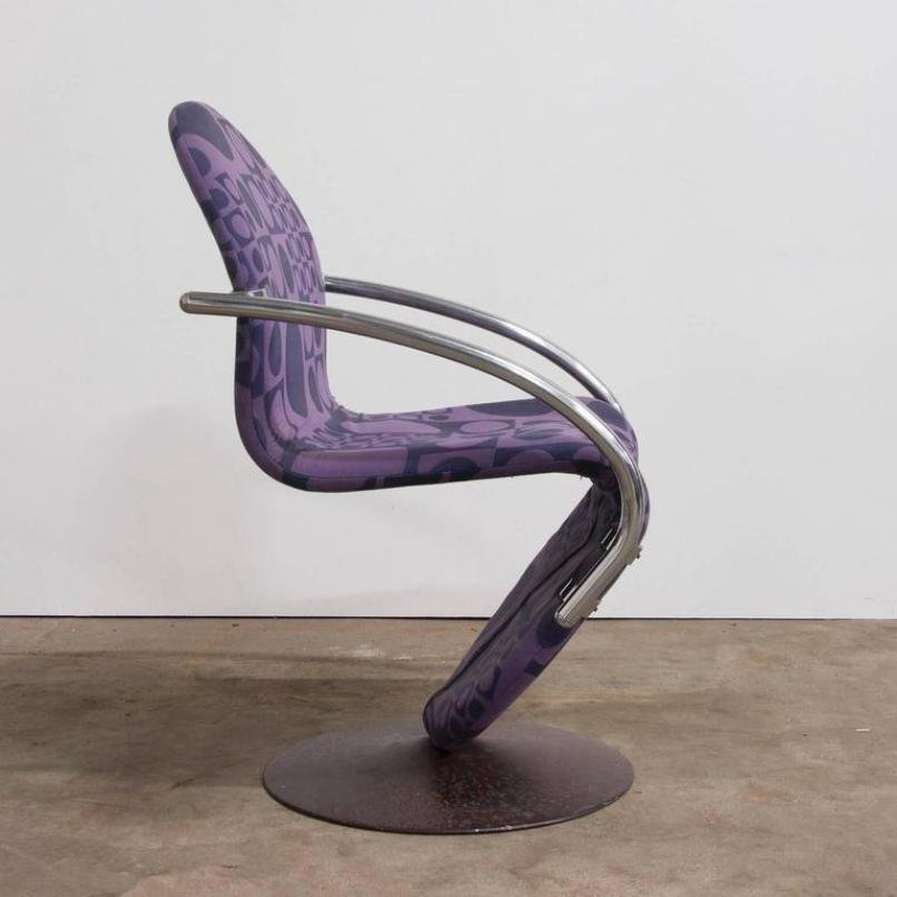 Purple Chair by Verner Panton for Rosenthal, 1970s