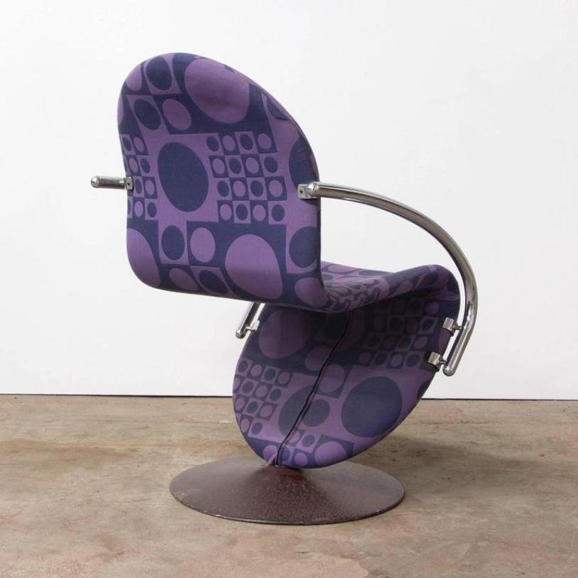 Purple Chair by Verner Panton for Rosenthal, 1970s