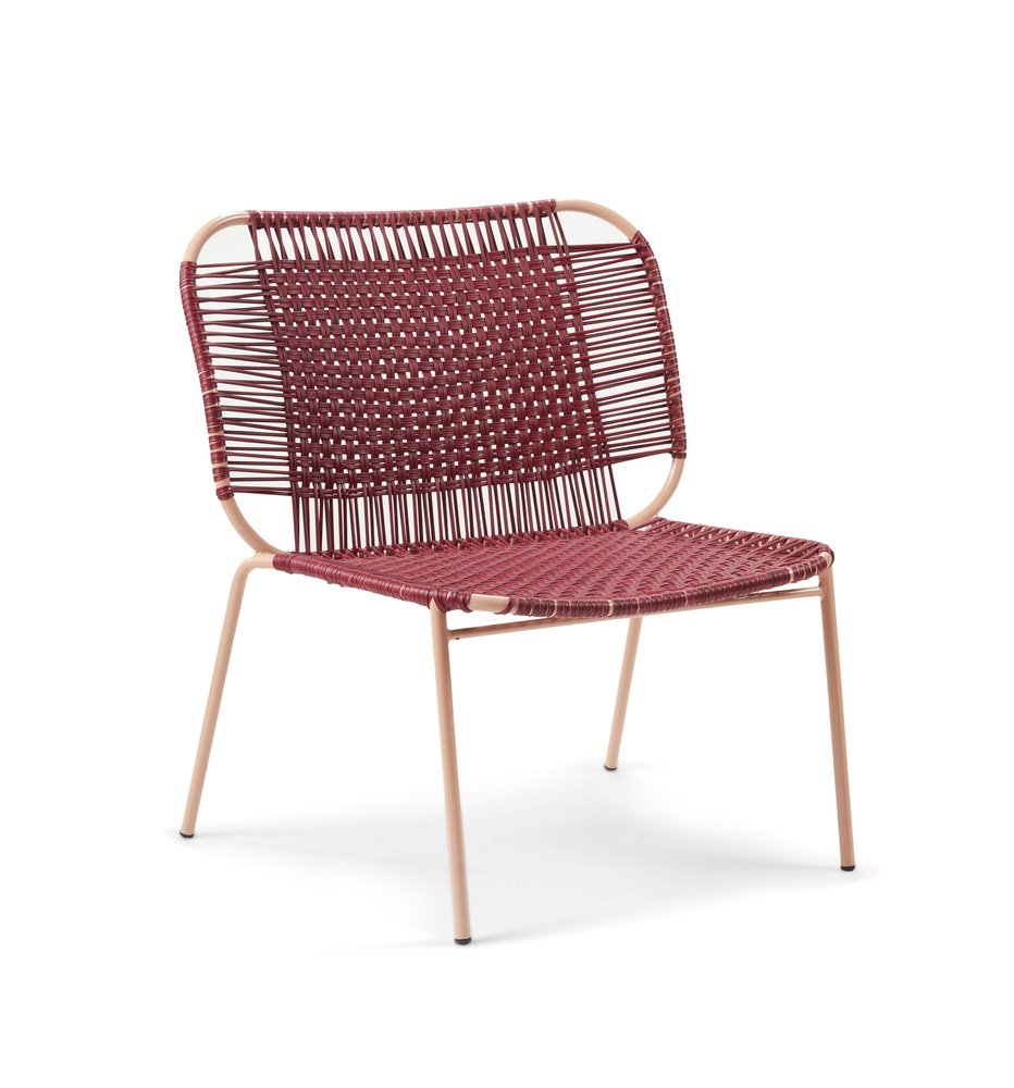 Purple Cielo Lounge Low Chair by Sebastian Herkner