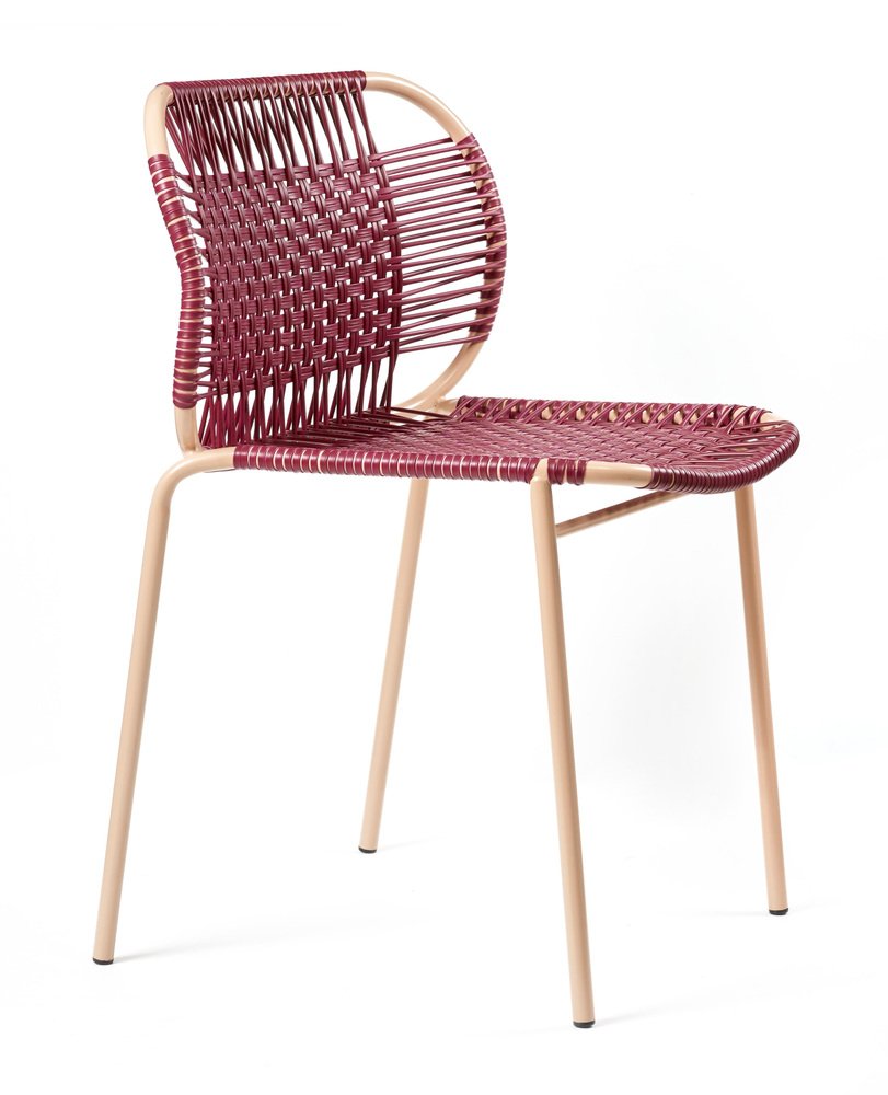 Purple Cielo Stacking Chair by Sebastian Herkner