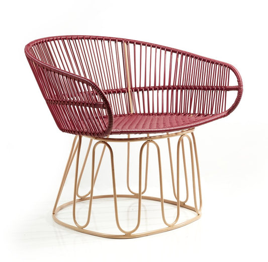 Purple Circo Lounge Chair by Sebastian Herkner