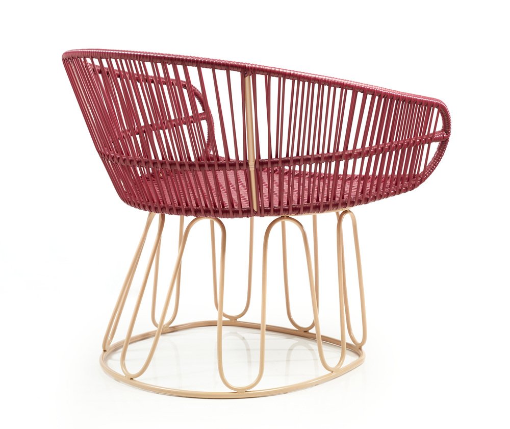 Purple Circo Lounge Chair by Sebastian Herkner