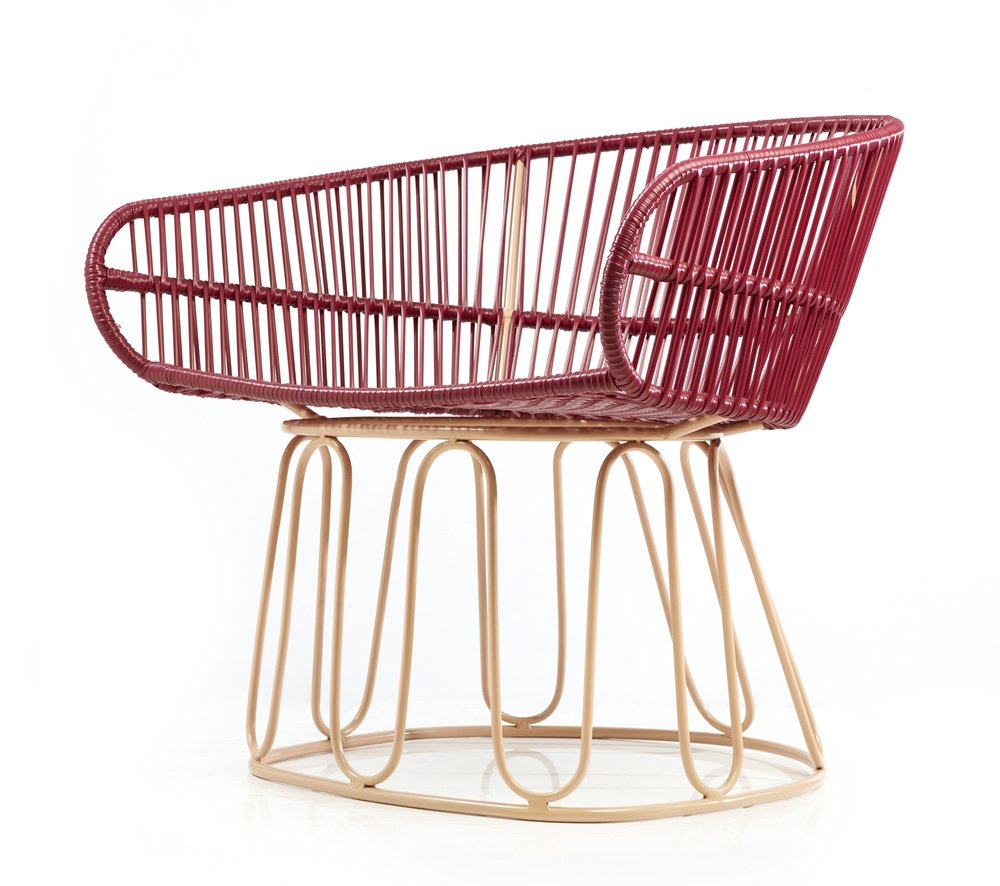 Purple Circo Lounge Chair by Sebastian Herkner