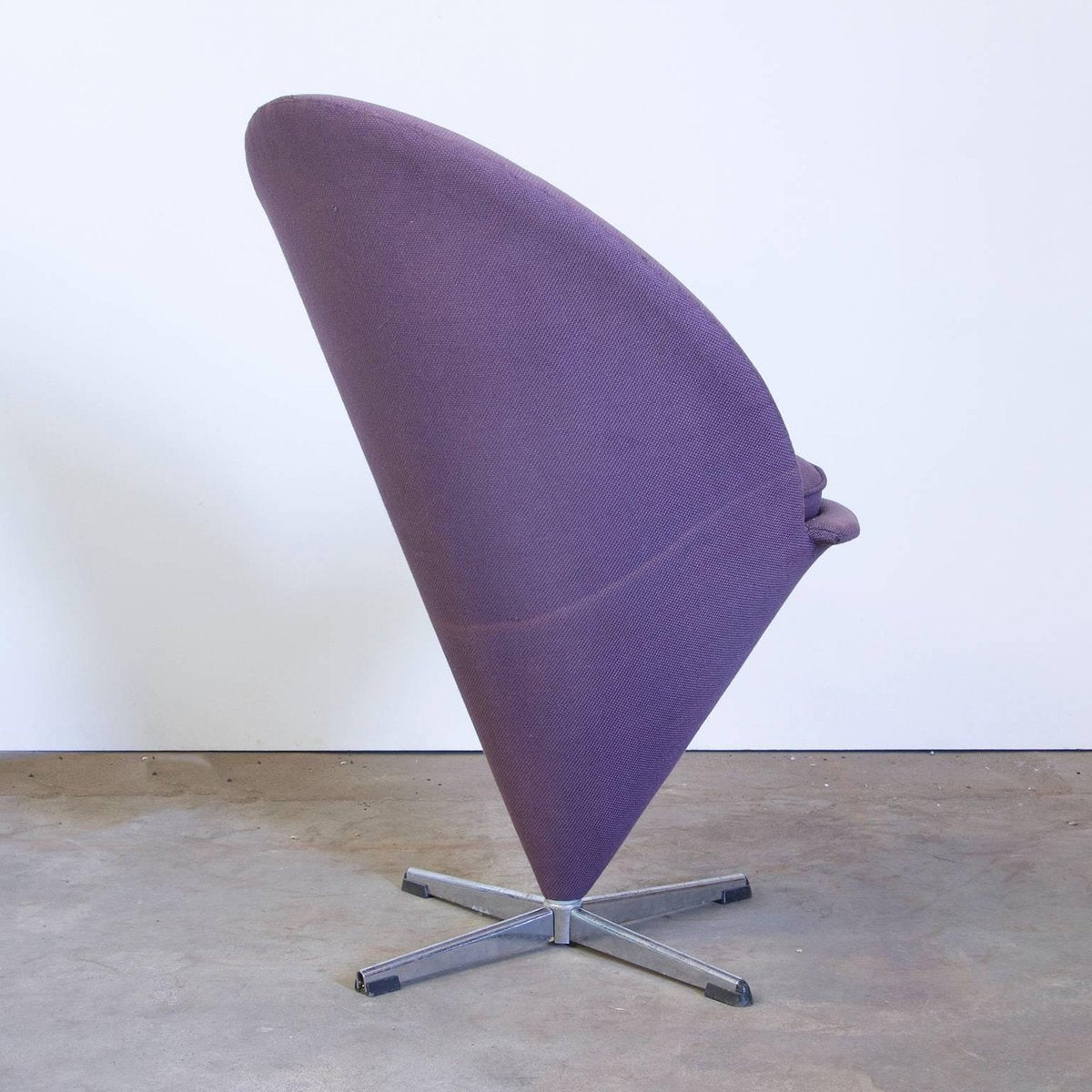 Purple Cone High Stool by Verner Panton for Rosenthal, 1958