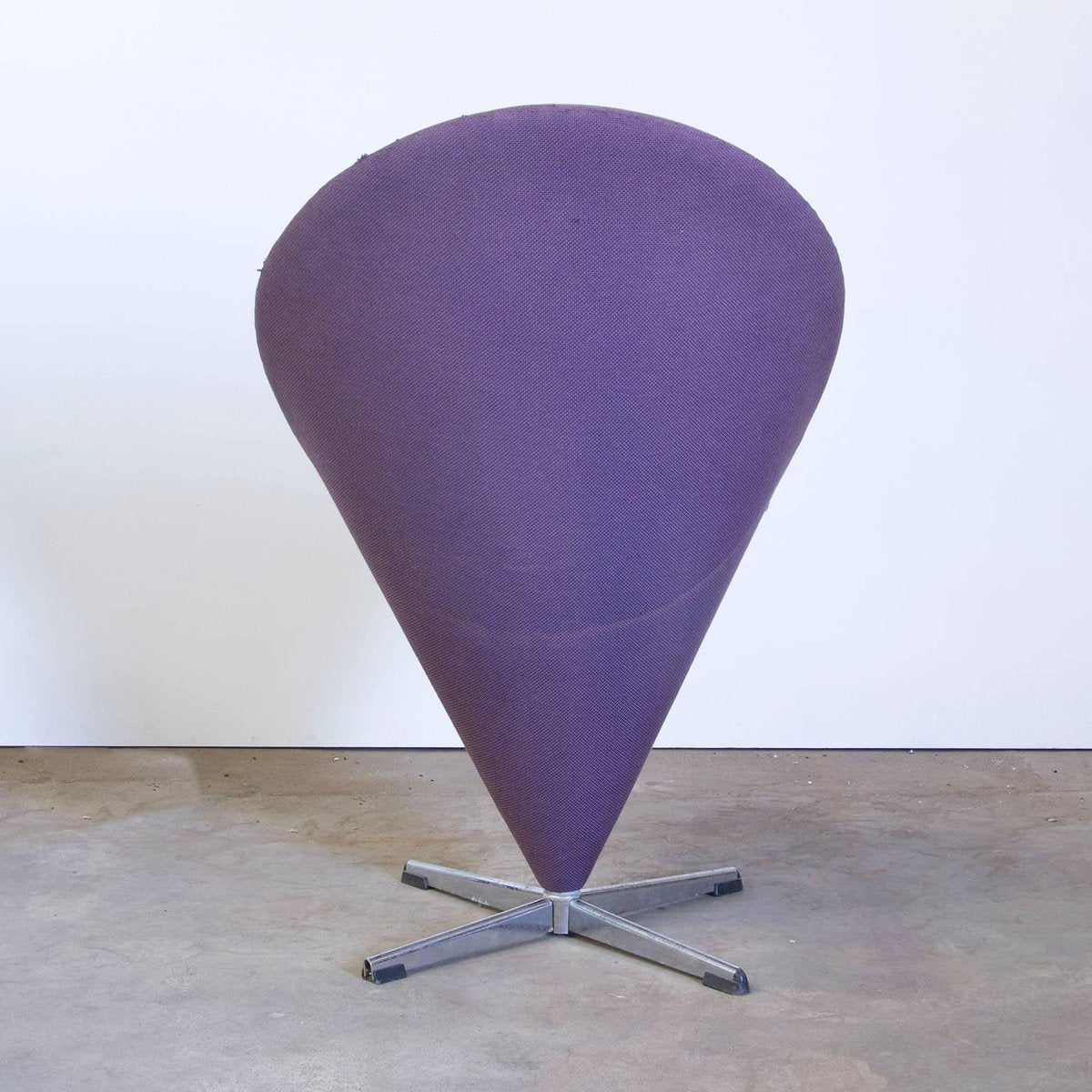 Purple Cone High Stool by Verner Panton for Rosenthal, 1958