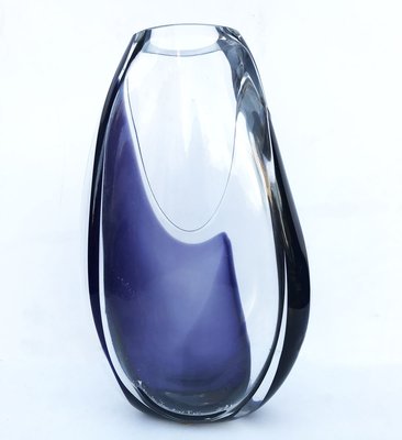 Purple Glass Vase, Italy, 1990s-WIM-835105