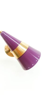 Purple & Gold Adjustable Sconce-QLH-1326289