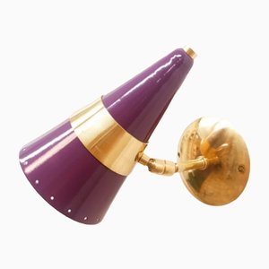 Purple & Gold Adjustable Sconce-QLH-1326289