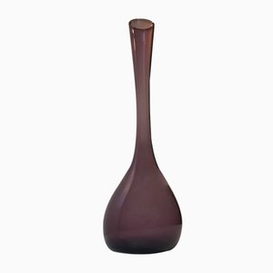 Purple Modernist Glass Vase by Gunnar Ander for Elme Glasbruk, 1960s-LCR-546673