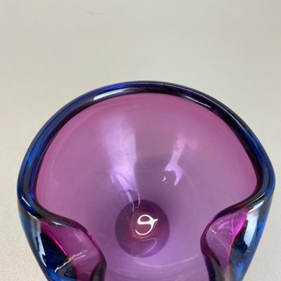 Purple Murano Glass Bowl or Ashtray, Italy, 1970s-QZ-1448597