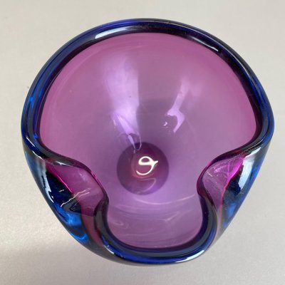 Purple Murano Glass Bowl or Ashtray, Italy, 1970s-QZ-1448597