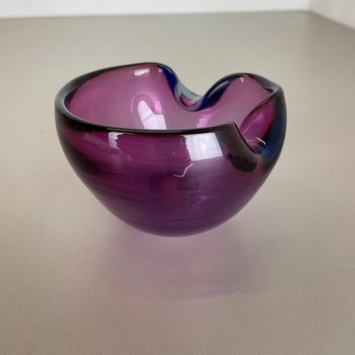 Purple Murano Glass Bowl or Ashtray, Italy, 1970s-QZ-1448597