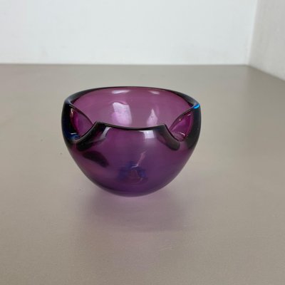 Purple Murano Glass Bowl or Ashtray, Italy, 1970s-QZ-1448597