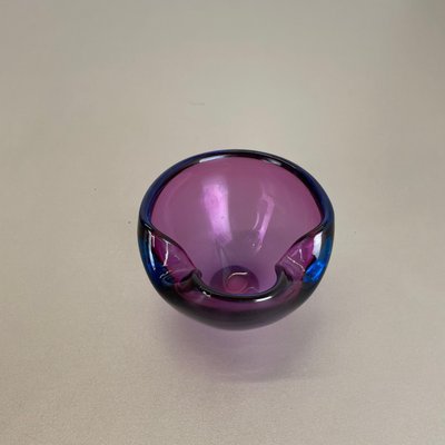 Purple Murano Glass Bowl or Ashtray, Italy, 1970s-QZ-1448597