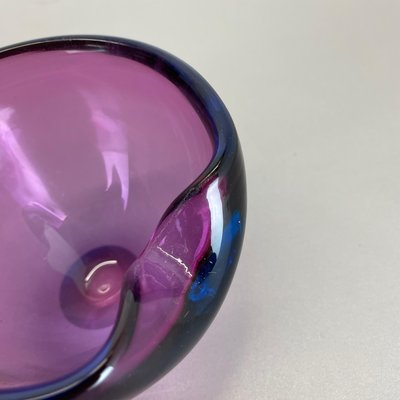 Purple Murano Glass Bowl or Ashtray, Italy, 1970s-QZ-1448597