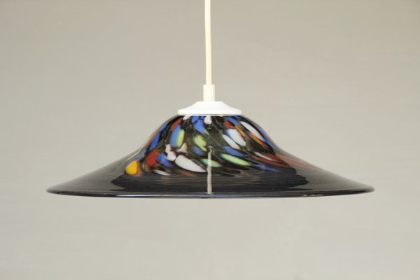 Purple Muranoglas Pendant Lamp, 1980s-DUM-1402744