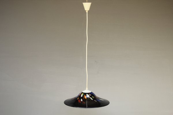 Purple Muranoglas Pendant Lamp, 1980s-DUM-1402744