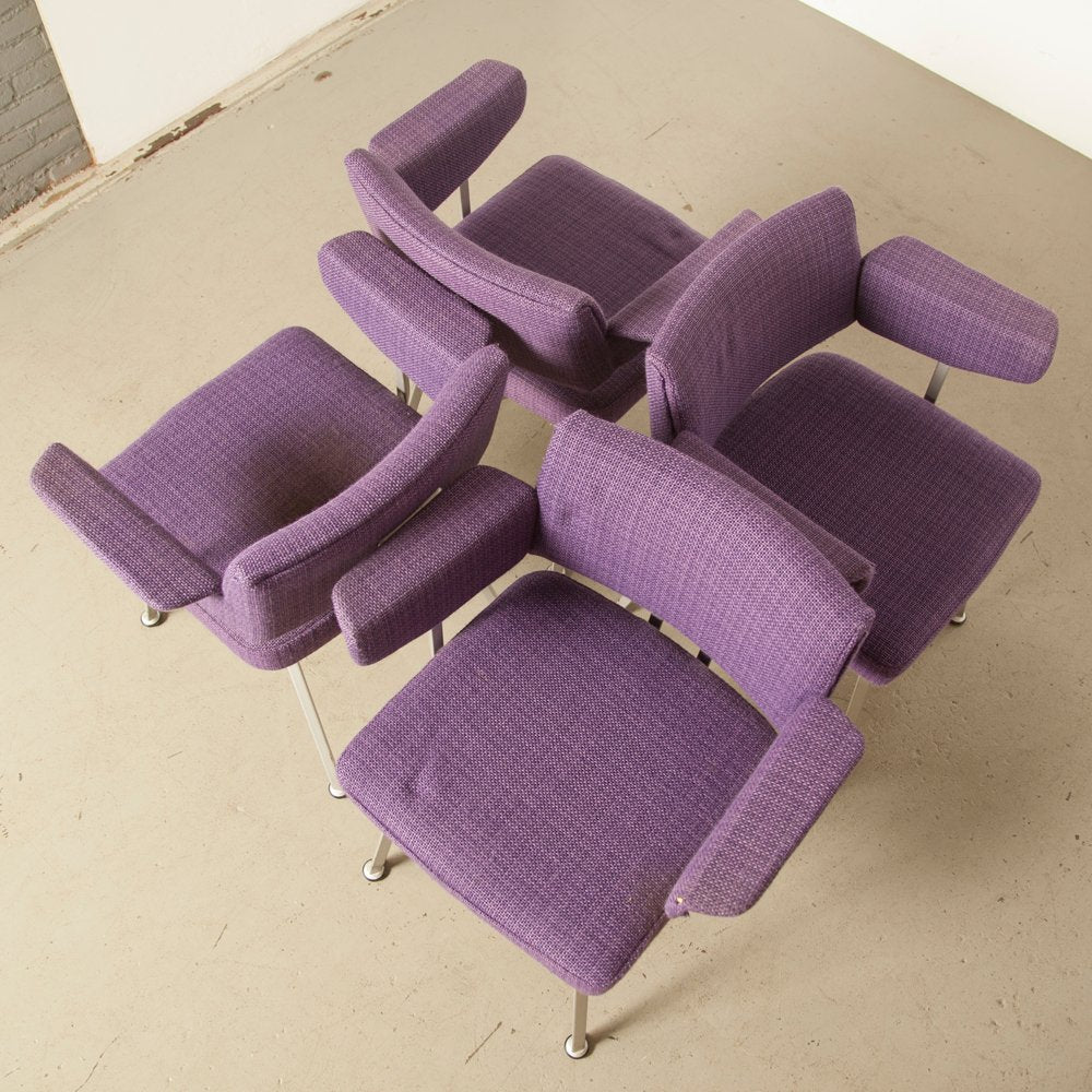 Purple Resort Chair by Friso Kramer for Ahrend De Cirkel