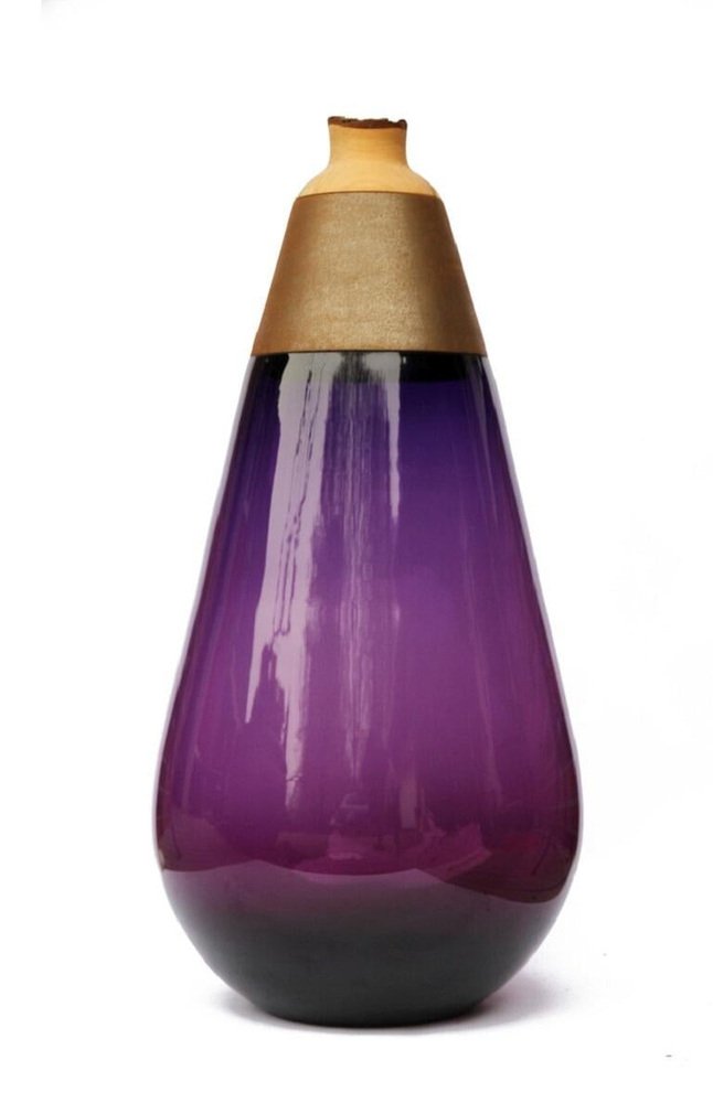 Purple Scarabee Stacking Vase by Pia Wüstenberg