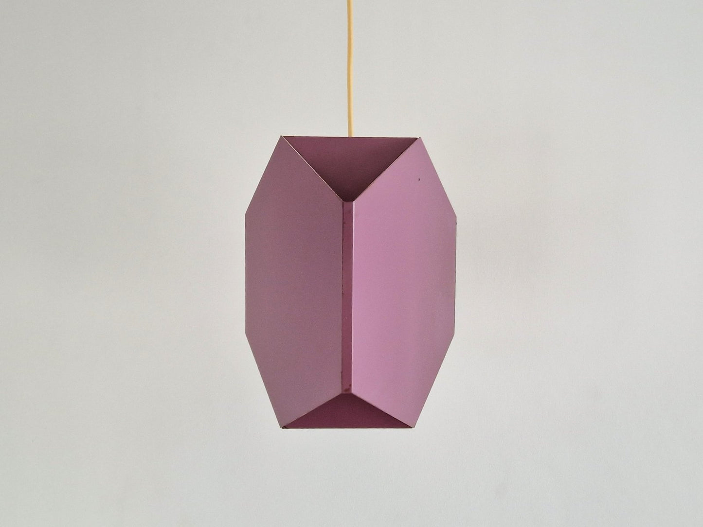 Purple Seks-Tre Pendant Lamps by Ole Panton for Lyfa, Denmark, 1960s, Set of 2