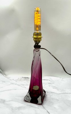 Purple Table Lamp from Val Saint Lambert-YXG-1819370