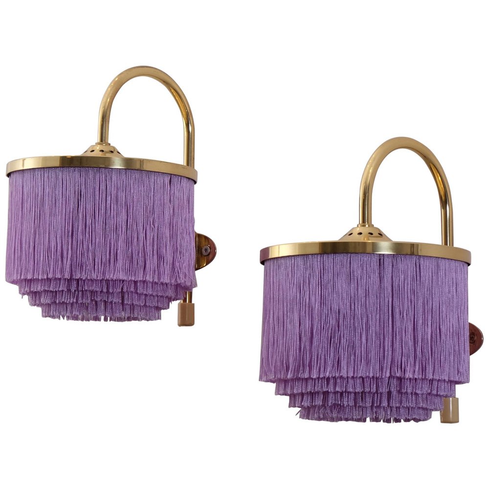 Purple V271 Wall Lights by Hans-Agne Jakobsson, 1960s, Set of 2