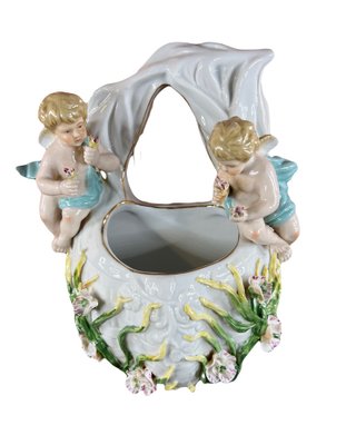 Putti Wall Decor in Meissen Porcelain, 1920s-EUT-1735424