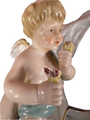 Putti Wall Decor in Meissen Porcelain, 1920s-EUT-1735424