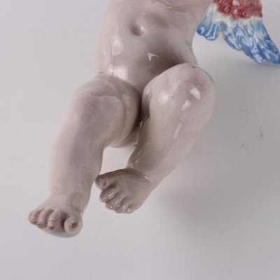 Putto Figurine in Majolica-VMM-2020756