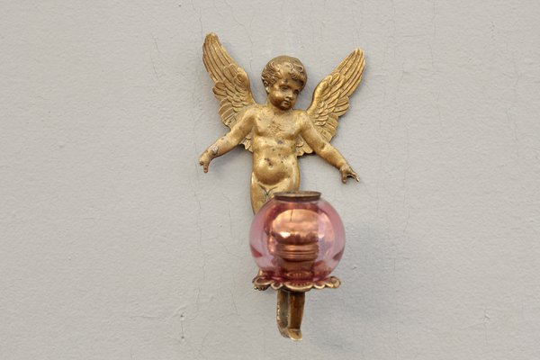 Putto Wall Lamp, Southern Germany-DUM-1752158