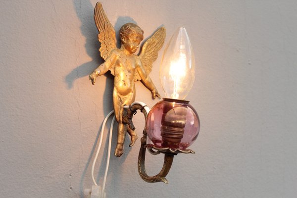 Putto Wall Lamp, Southern Germany-DUM-1752158