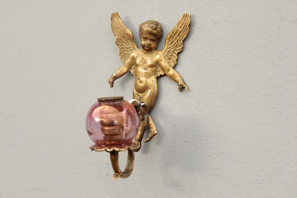 Putto Wall Lamp, Southern Germany-DUM-1752158