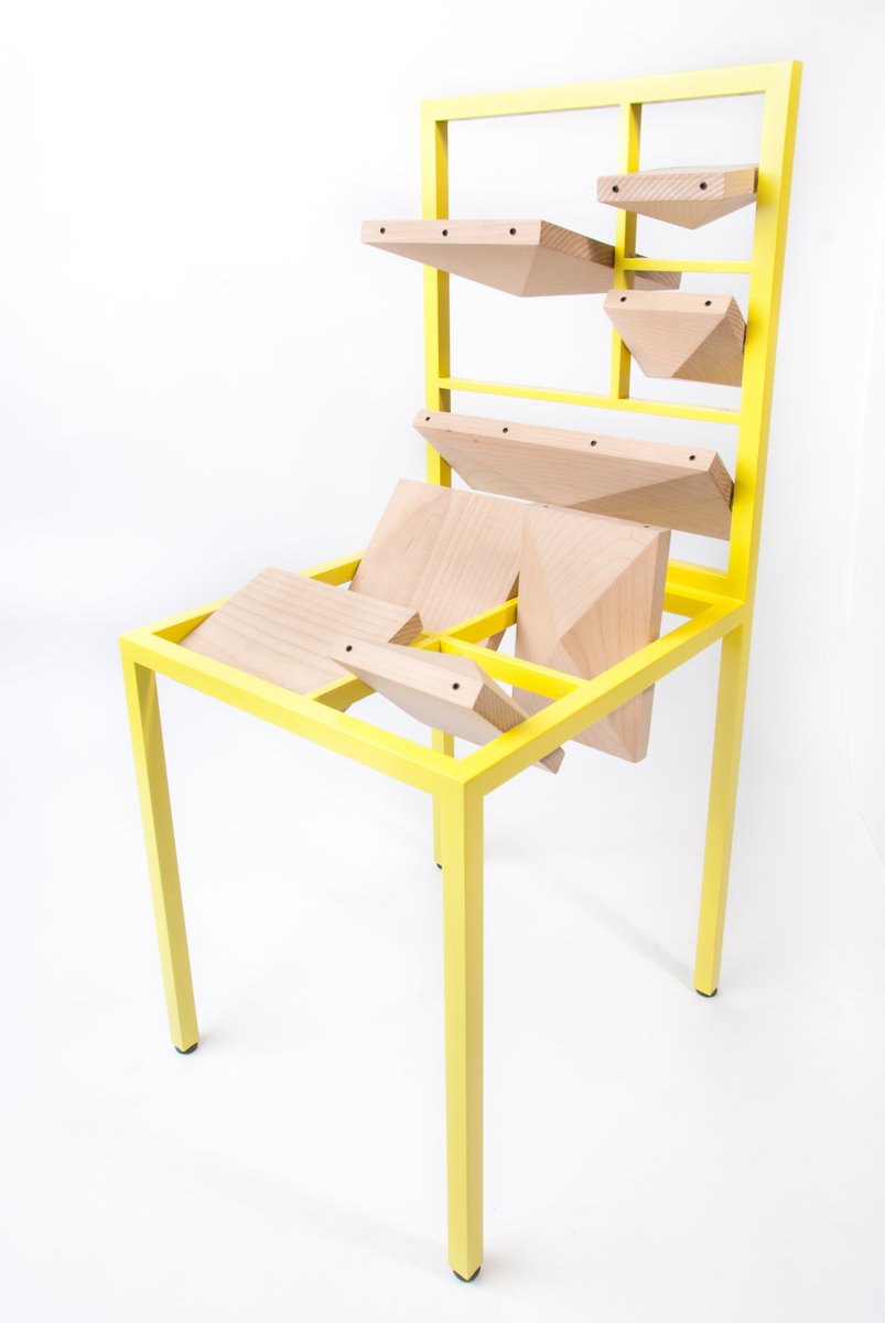 Pyramid Chair by Studio Eyal Burstein 

<img src="https://www.pamono.eu/skin/frontend/lamono/redesign/images/logo/individual/4.svg" class="exceptional-headline-image" /> 
The Exceptional