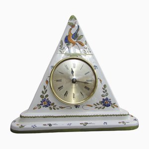 Pyramid clock in Martres Earthenware, 1970s-RDN-1733677