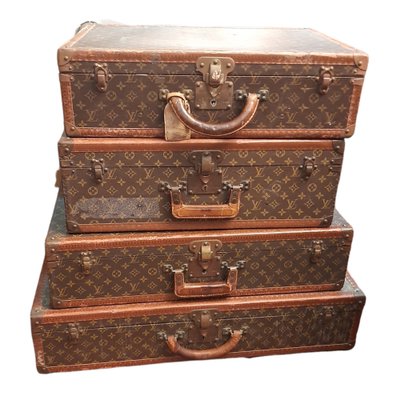 Pyramid Suitcases from Louis Vuitton, Set of 4-TCS-1264222