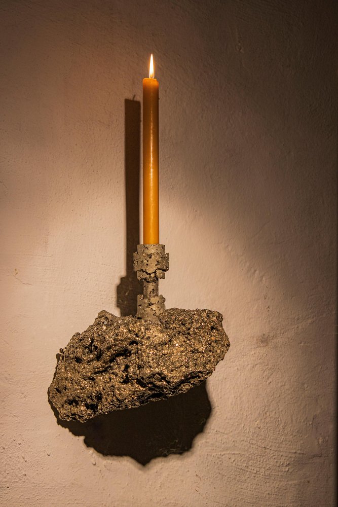 Pyrite Abra Candelabra by Studio DO