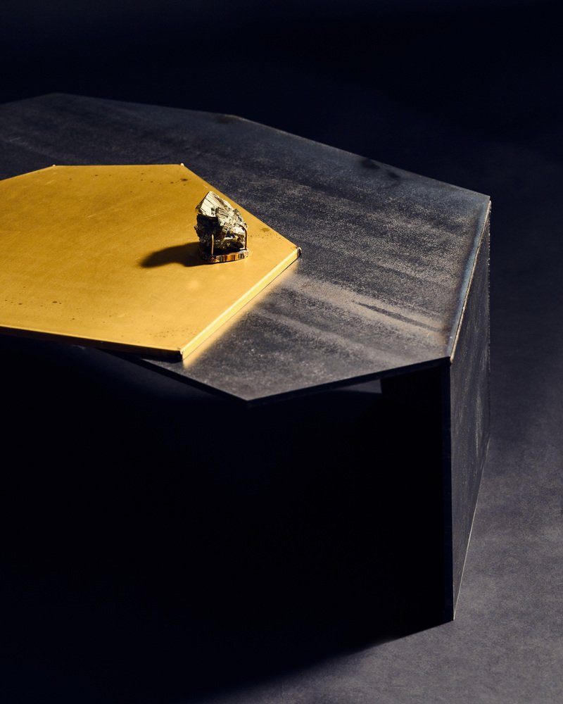 Pyrite Coffee Table by Brajak Vitberg