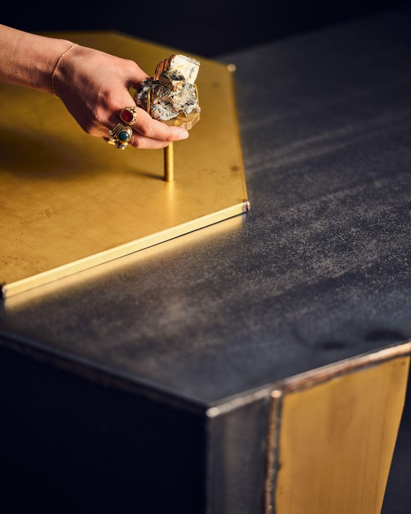 Pyrite Coffee Table by Brajak Vitberg