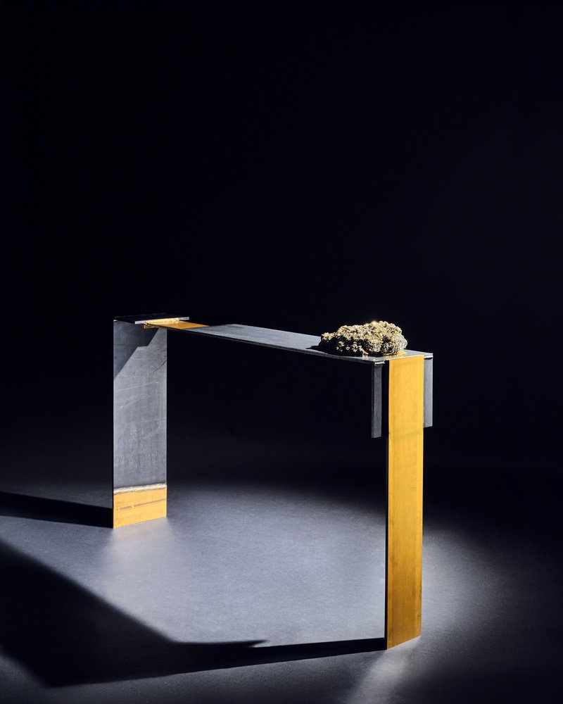 Pyrite Console Table 1 by Brajak Vitberg