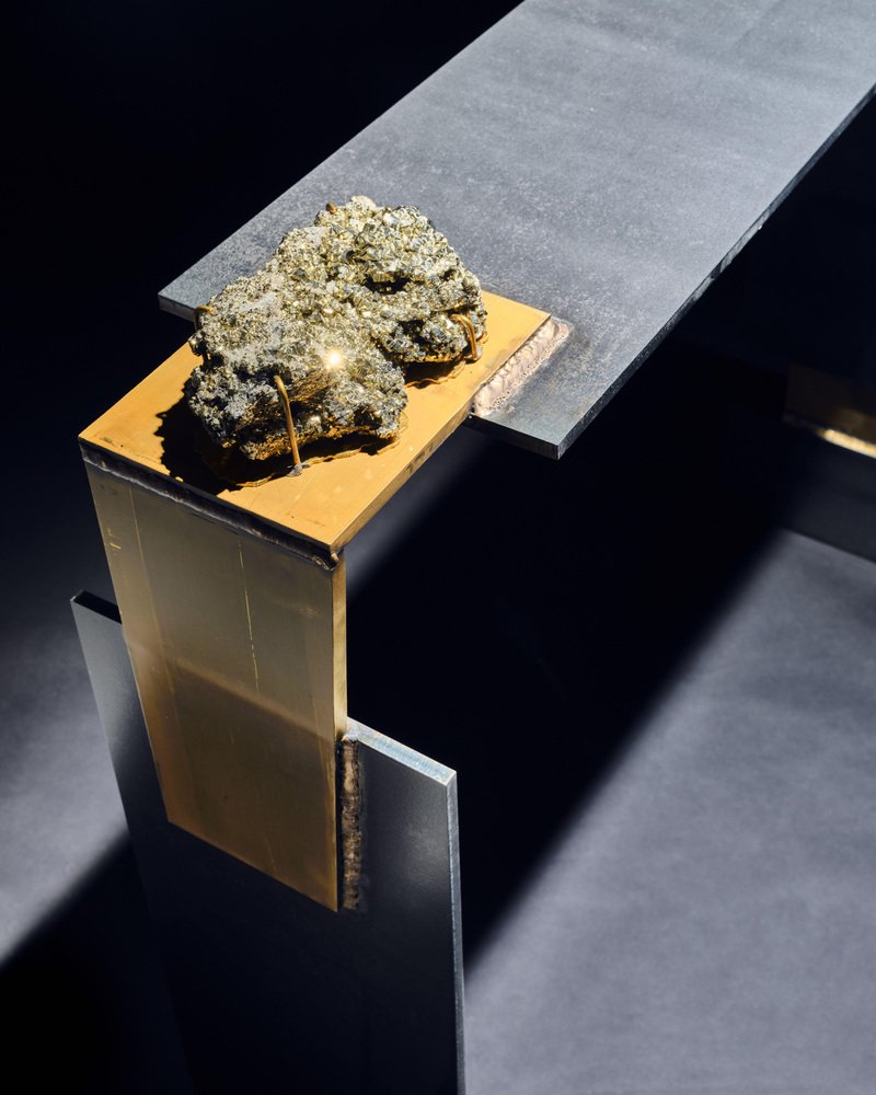 Pyrite Console Table 2 by Brajak Vitberg