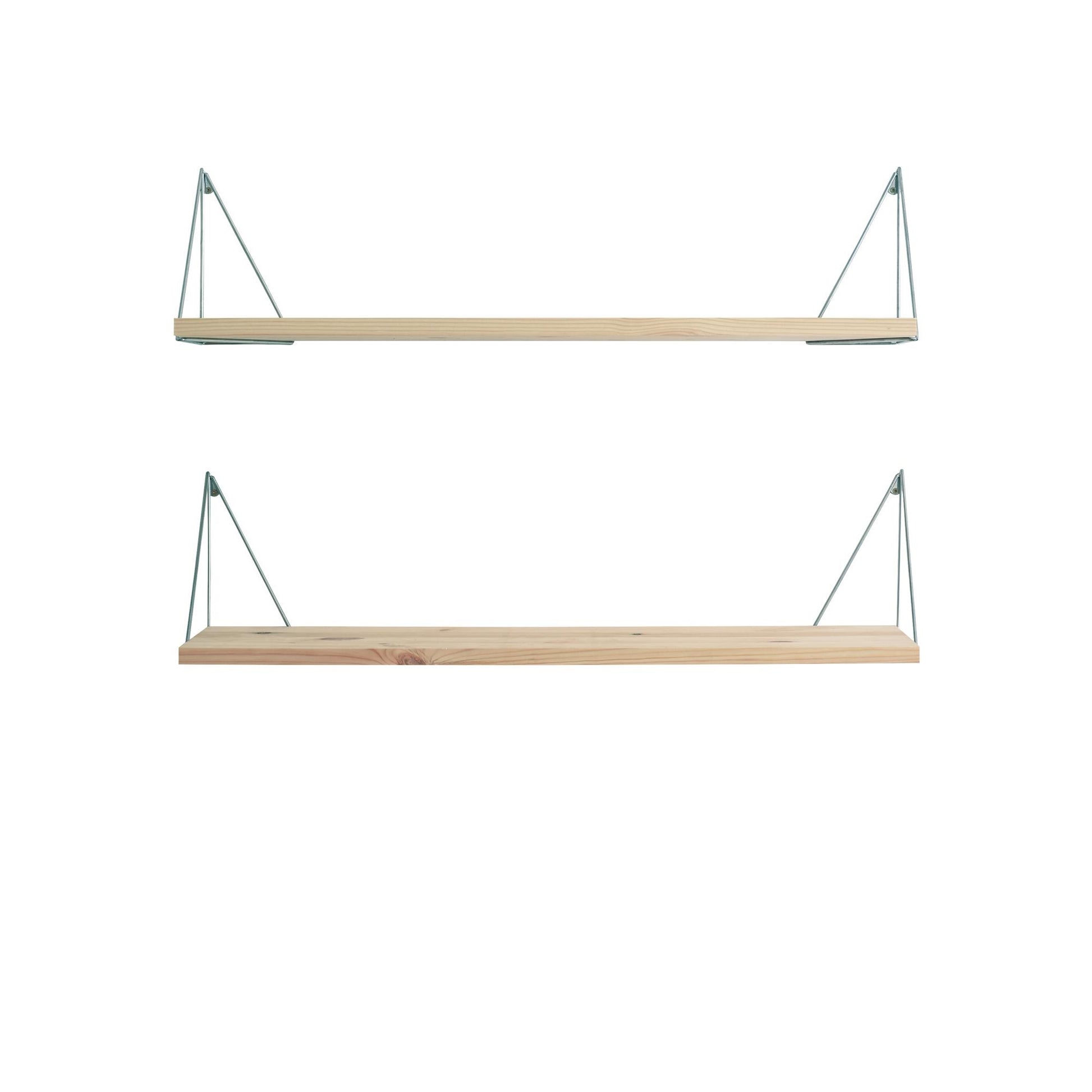 Pythagoras Play Shelf by Maze #Pine/ Chrome