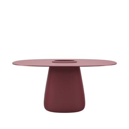 Cobble Table 160 Hpl Bucket by Qeeboo #Indian Red