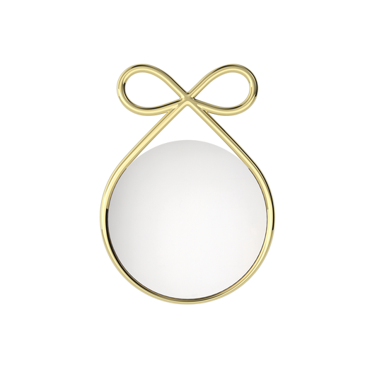 Ribbon Mirror Metal Finish by Qeeboo #Gold