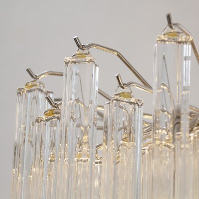 Quadrieradri Suspension Chandelier in Murano Glass, Itlay-MPO-1338954