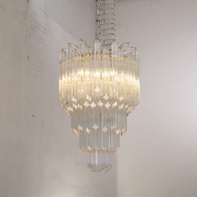 Quadrieradri Suspension Chandelier in Murano Glass, Itlay-MPO-1338954