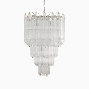 Quadrieradri Suspension Chandelier in Murano Glass, Itlay-MPO-1338954