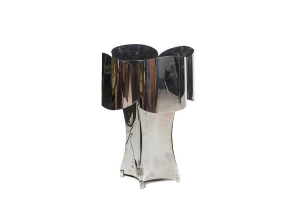 Quadrilobe Lamp in Polished Metal, 1970s-CEJ-1793307