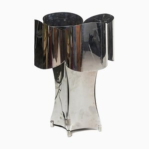 Quadrilobe Lamp in Polished Metal, 1970s-CEJ-1793307