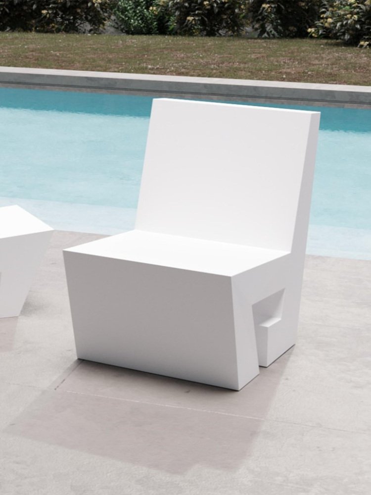 Quarry Outdoor Lounge Chair by Andrea Giomi